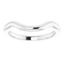Load image into Gallery viewer, Sterling Silver Band for 11x9 mm Emerald Ring

