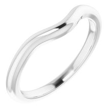 Load image into Gallery viewer, Sterling Silver Band for 7x5 mm Emerald Ring
