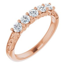 Load image into Gallery viewer, Five-Stone Anniversary Band
