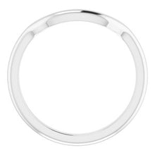 Charger l'image dans la galerie, Sterling Silver Band for 9 mm Cushion Ring
