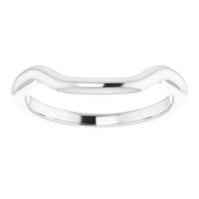 Charger l'image dans la galerie, Sterling Silver Band for 8 mm Cushion Ring
