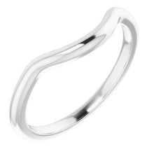 Charger l'image dans la galerie, Sterling Silver Band for 7x5 mm Oval Ring
