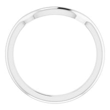 Charger l'image dans la galerie, Sterling Silver Band for 8 mm Cushion Ring
