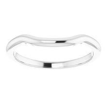Charger l'image dans la galerie, Sterling Silver Band for 5 mm Cushion Ring
