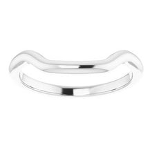 Charger l'image dans la galerie, Sterling Silver Band for 9 mm Cushion Ring
