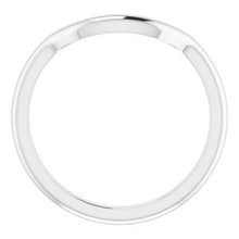 Load image into Gallery viewer, Sterling Silver Band for 8x6 mm Emerald Ring
