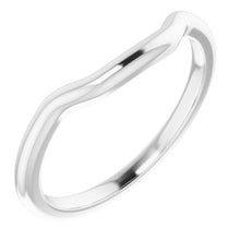 Charger l'image dans la galerie, Sterling Silver Band for 5.5 mm Square Ring
