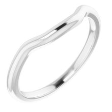Charger l'image dans la galerie, Sterling Silver Band for 5 mm Square Ring
