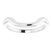 Charger l'image dans la galerie, Sterling Silver Band for 11x9 mm Oval Ring
