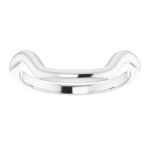Load image into Gallery viewer, Sterling Silver Band for 12x10 mm Emerald Ring
