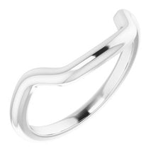 Load image into Gallery viewer, Sterling Silver Band for 12x10 mm Emerald Ring
