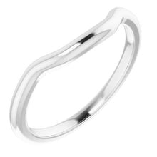 Charger l'image dans la galerie, Sterling Silver Band for 6 mm Cushion Ring
