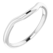 Charger l'image dans la galerie, Sterling Silver Band for 4.5 mm Square Ring
