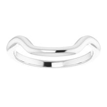 Charger l'image dans la galerie, Sterling Silver Band for 10x8 mm Emerald Ring
