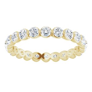 14K Yellow 1 1/3 CTW Diamond Eternity Band Taille 7,5