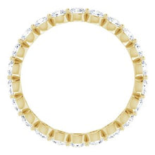 Charger l&#39;image dans la galerie, 14K Yellow 1 1/3 CTW Diamond Eternity Band Taille 7,5
