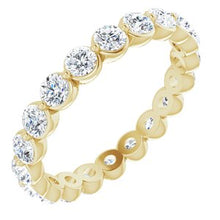 Load image into Gallery viewer, 14K Yellow 1 1/5 CTW Diamond Eternity Band Size 5
