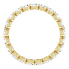 Load image into Gallery viewer, 14K Yellow 1 1/4 CTW Diamond Eternity Band Size 5.5
