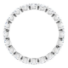 Charger l&#39;image dans la galerie, 14K White 1 1/5 CTW Diamond Eternity Band Taille 4.5
