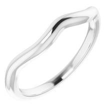 Load image into Gallery viewer, Sterling Silver Band for 12 mm Cushion Ring

