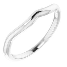 Charger l'image dans la galerie, Sterling Silver Band for 10x8 mm Oval Ring
