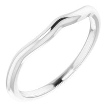 Charger l'image dans la galerie, Sterling Silver Band for 7 mm Cushion Ring
