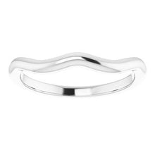 Load image into Gallery viewer, Sterling Silver Band for 12 mm Cushion Ring
