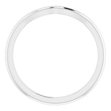 Charger l'image dans la galerie, Sterling Silver Band for 5 mm Cushion Ring
