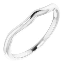 Charger l'image dans la galerie, Sterling Silver Band for 8 mm Cushion Ring
