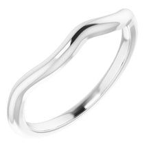 Load image into Gallery viewer, Sterling Silver Band for 11 mm Cushion Ring
