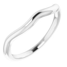 Load image into Gallery viewer, Sterling Silver Band for 9 mm Square Ring
