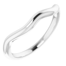 Load image into Gallery viewer, Sterling Silver Band for 12x10 mm Emerald Ring
