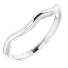 Load image into Gallery viewer, Sterling Silver Band for 11x9 mm Emerald Ring
