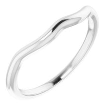 Charger l'image dans la galerie, Sterling Silver Band for 8x6 mm Emerald Ring
