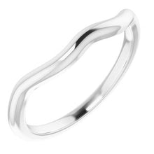 Load image into Gallery viewer, Sterling Silver Band for 10x8 mm Emerald Ring
