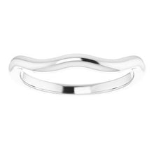 Charger l'image dans la galerie, Sterling Silver Band for 10 mm Square Ring
