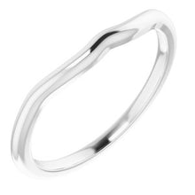 Charger l'image dans la galerie, Sterling Silver Band for 8x5 mm Pear Ring
