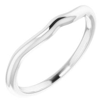 Charger l'image dans la galerie, Sterling Silver Band for 8x6 mm Pear Ring
