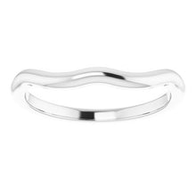 Charger l'image dans la galerie, Sterling Silver Band for 8 mm Square Ring
