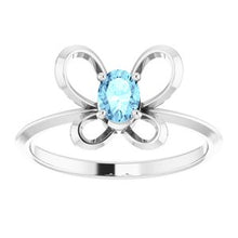 Load image into Gallery viewer, Youth Butterfly Birthstone Ring   
