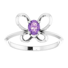 Charger l&#39;image dans la galerie, Youth Butterfly Birthstone Ring   
