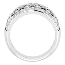 Charger l&#39;image dans la galerie, Bague en diamant 14K blanc 1 CTW
