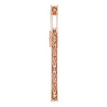 Load image into Gallery viewer, 14K Rose 1 CTW Diamond Cross Pendant
