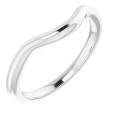 Load image into Gallery viewer, Sterling Silver Band for 7.4 mm Round Ring
