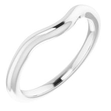 Load image into Gallery viewer, Sterling Silver Band for 6x4 mm Oval Ring
