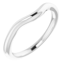 Load image into Gallery viewer, Sterling Silver Band for 5 mm Asscher Ring
