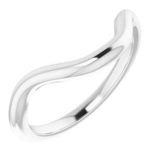 Load image into Gallery viewer, Sterling Silver Band for 12x10 mm Emerald Ring
