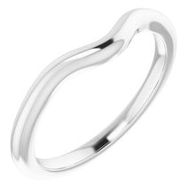 Charger l'image dans la galerie, Sterling Silver Band for 6x4 mm Emerald Ring
