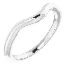 Load image into Gallery viewer, Sterling Silver Band for 7x5 mm Oval Ring
