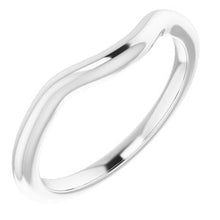 Charger l'image dans la galerie, Sterling Silver Band for 6 mm Asscher Ring
